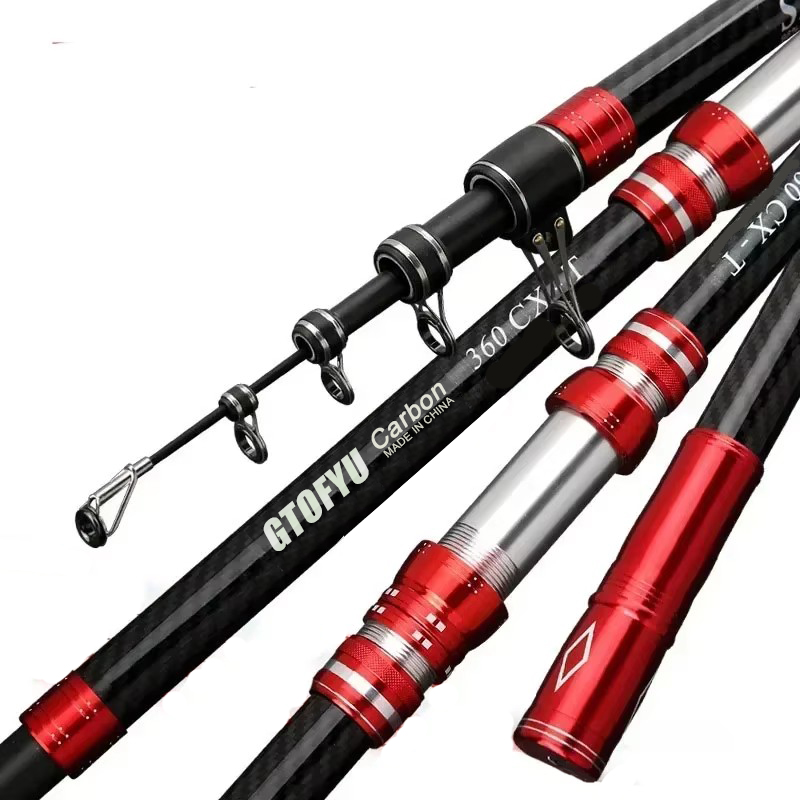 Fishing Rod Surf - Vara de Pesca Telescópica de Carbono