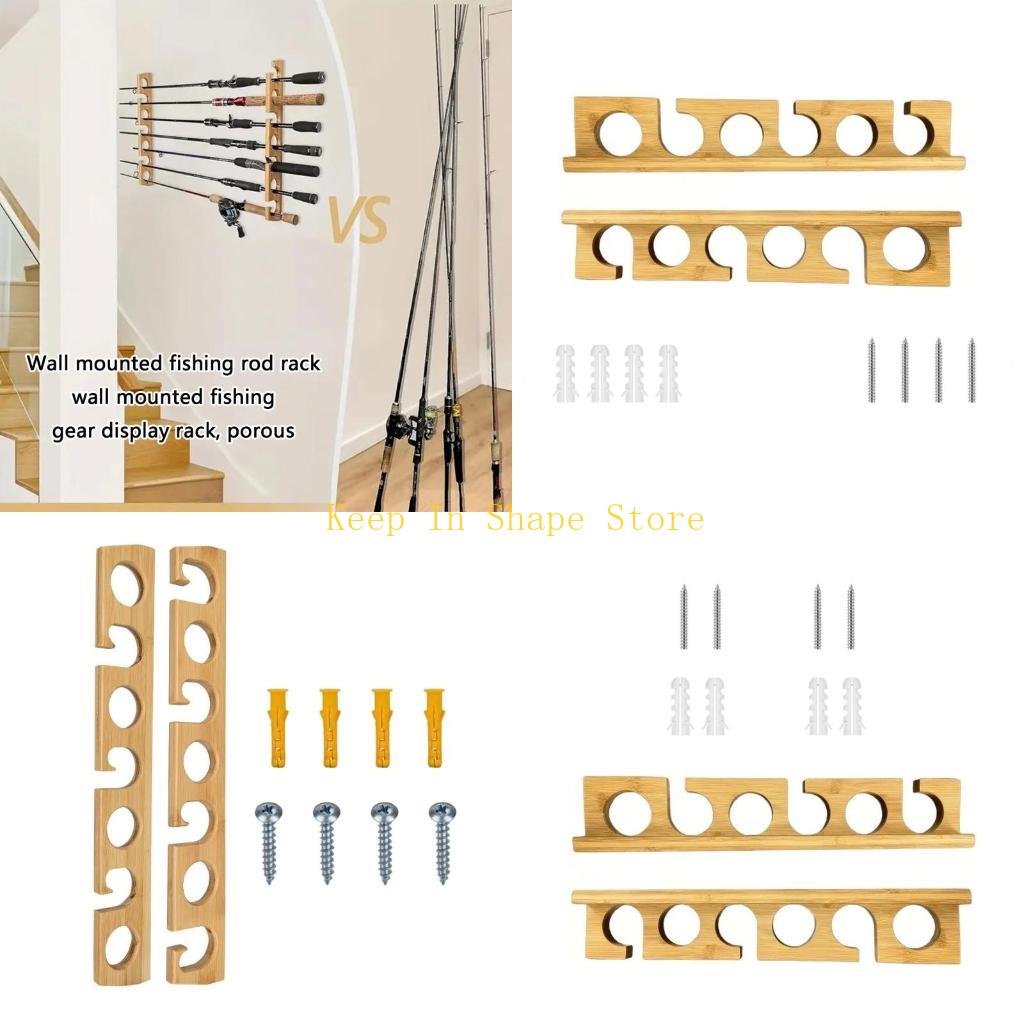 Fishing Rod Rack - U1JC Suporte para vara pesca montado
