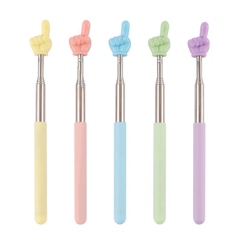 Fishing Rod Telescopic - Ponteiro Retrátil Macaron para Professores, Design