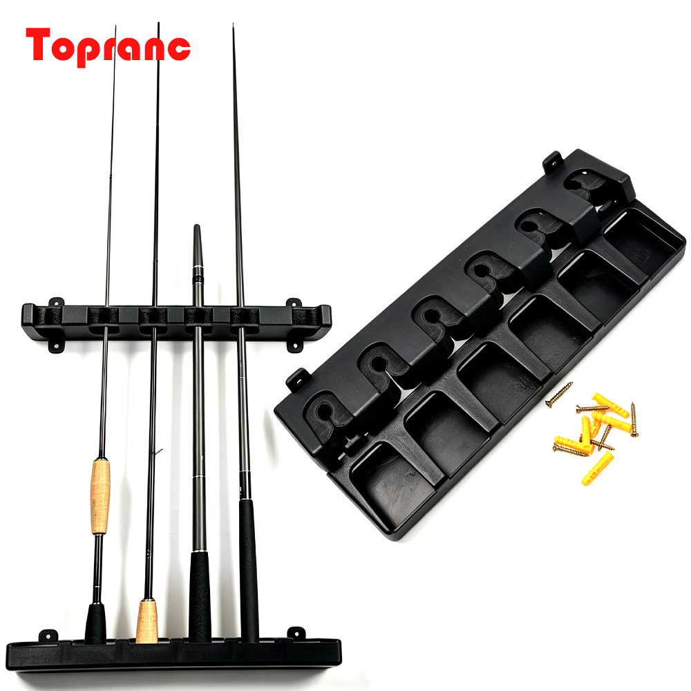 Fishing Rod Rack - Suportes de Parede Horizontais Topranc para