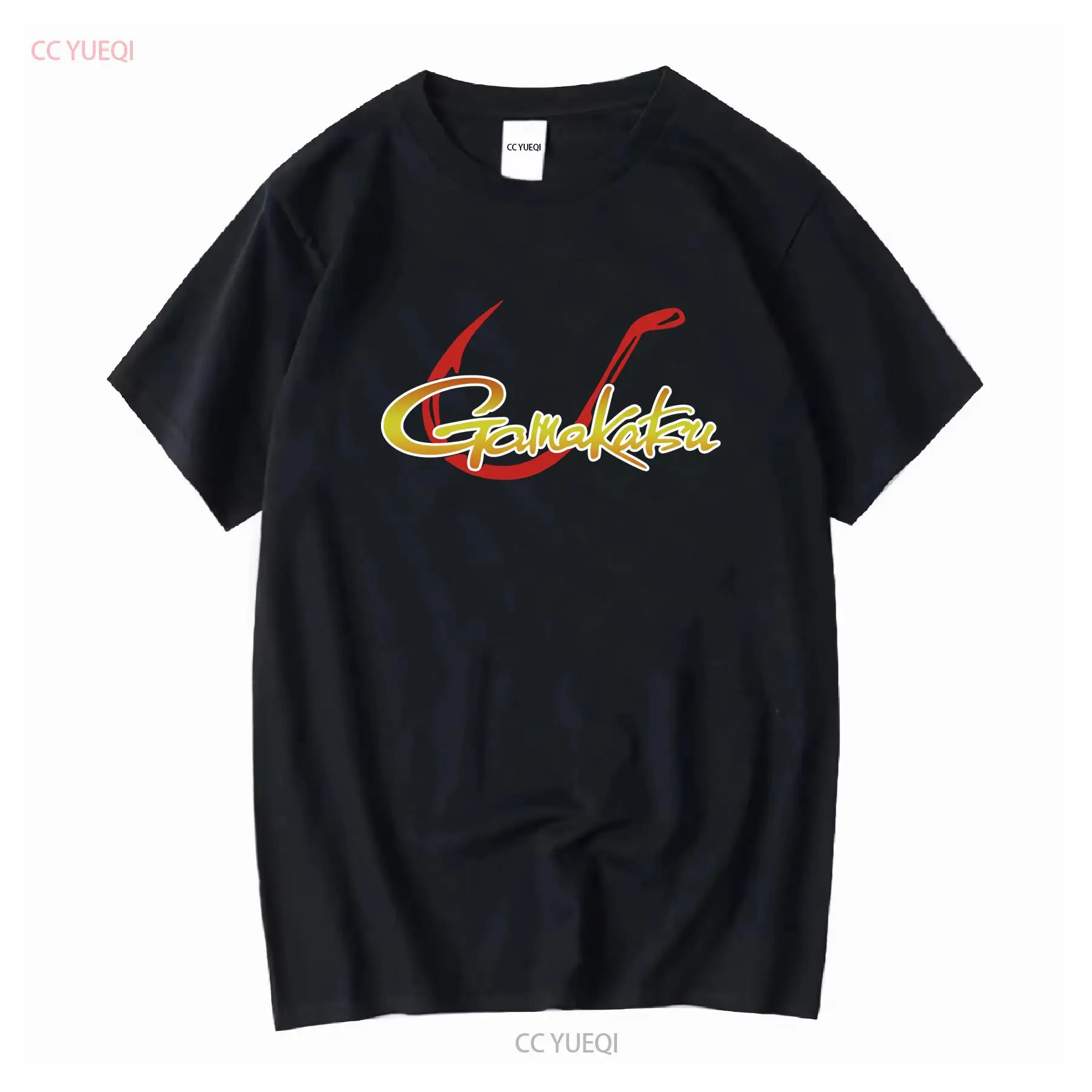 Fishing Rod Boat - Gamakatsu logotipo de pesca camiseta masculina