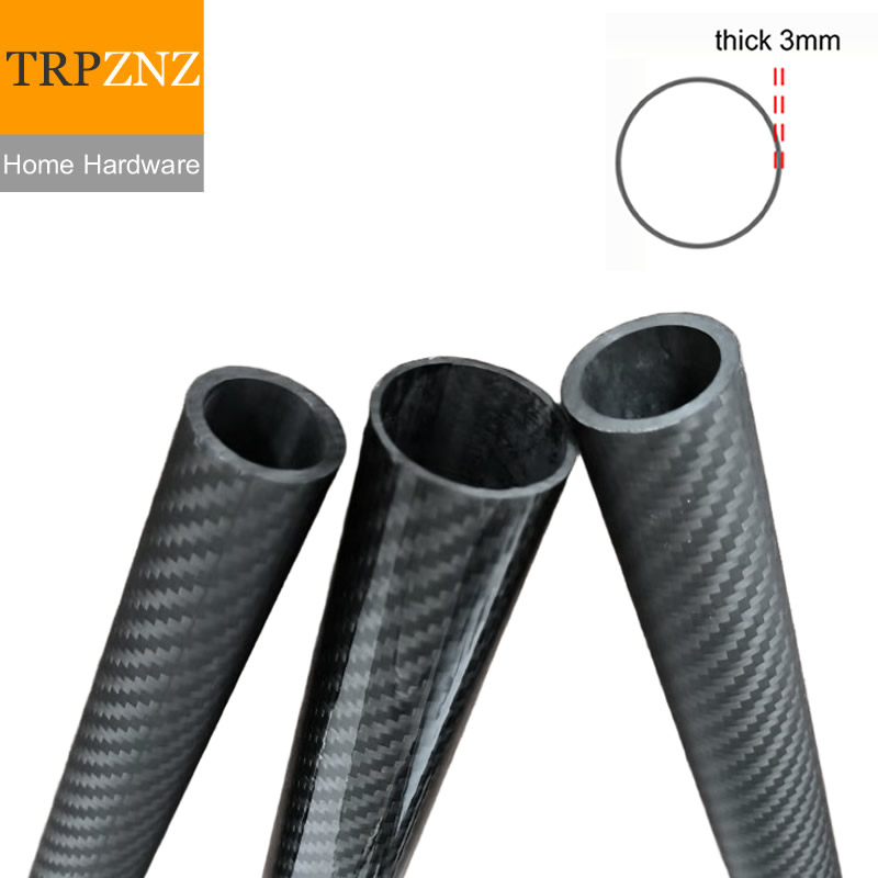 Fishing Rod Carbon Fiber - Tubo de fibra de carbono 3k