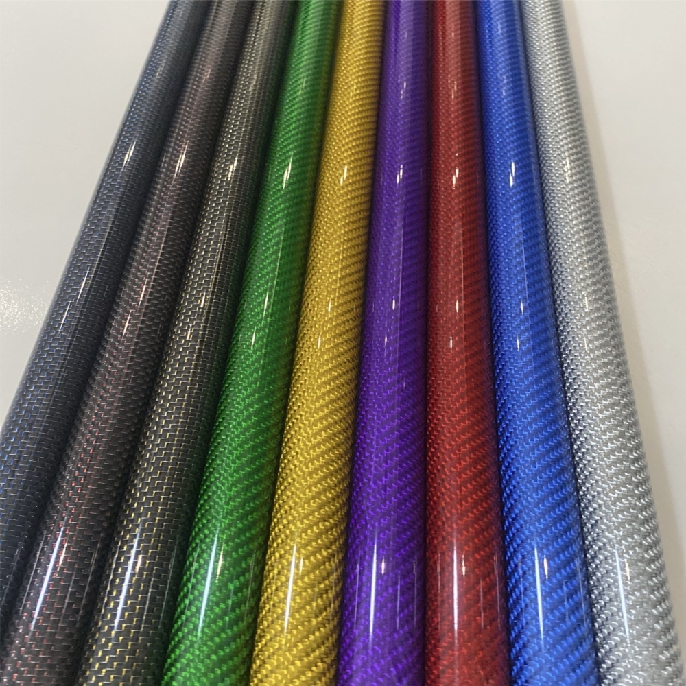 Fishing Rod Carbon Fiber - Tubo de fibra de carbono colorido