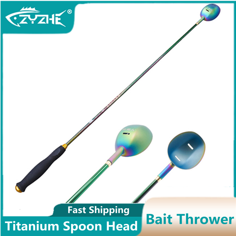 Fishing Rod Carbon Fiber - Lançador de Iscas ZYZHE com Cabeça