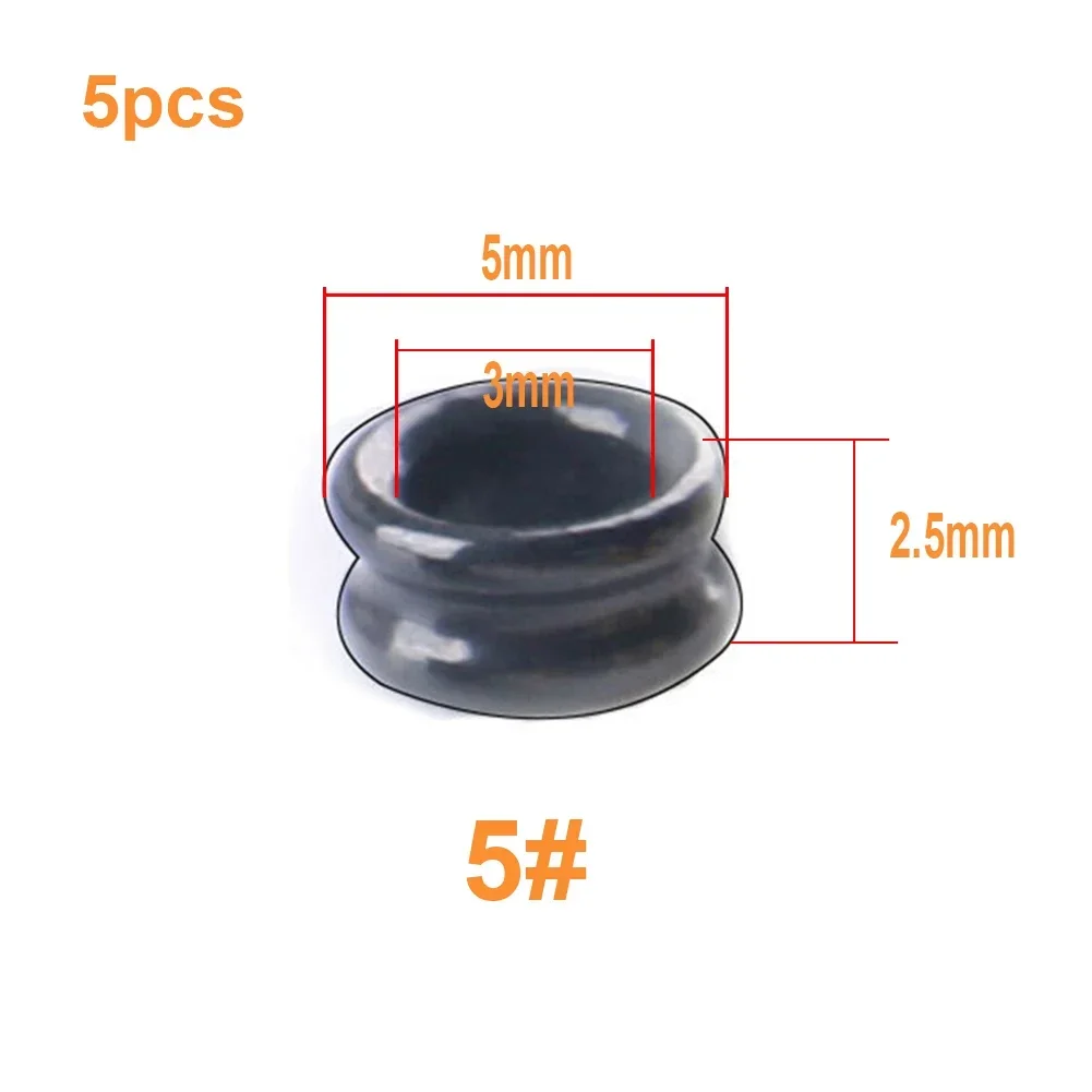Fishing Rod Repair Kit - 5x Anéis de Cerâmica para Varas