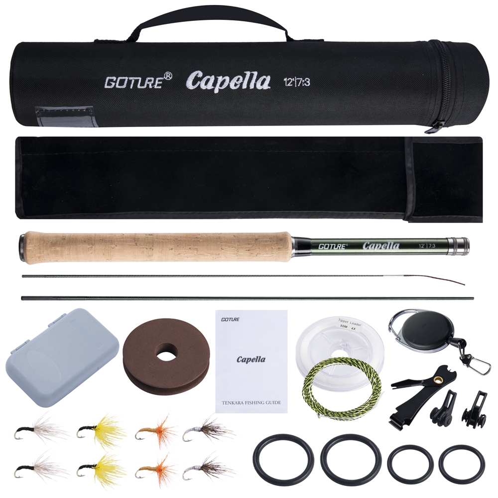 Fishing Rod Carbon Fiber - Goture tenkara vara de pesca com