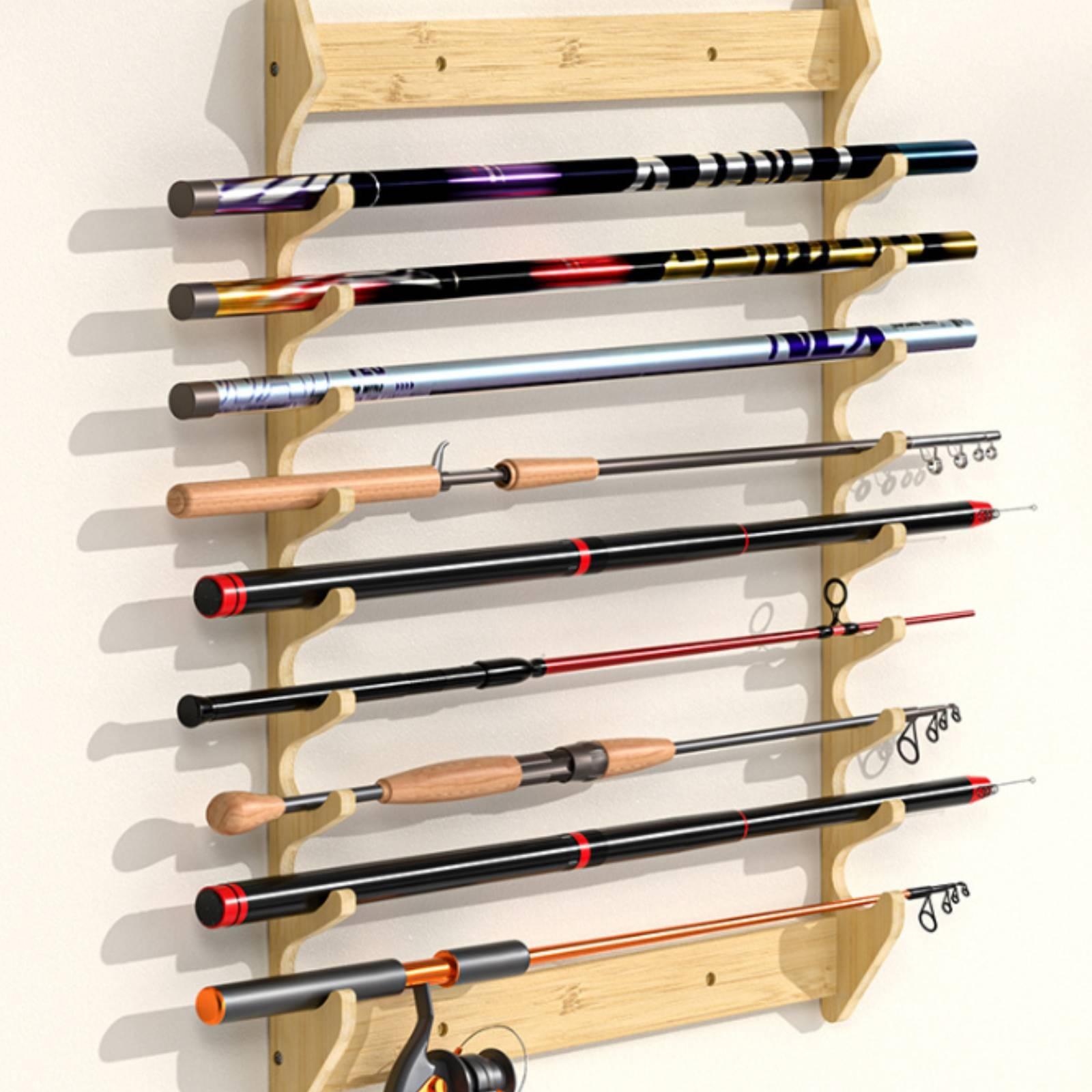 Fishing Rod Rack - Suporte de Parede para Varas de