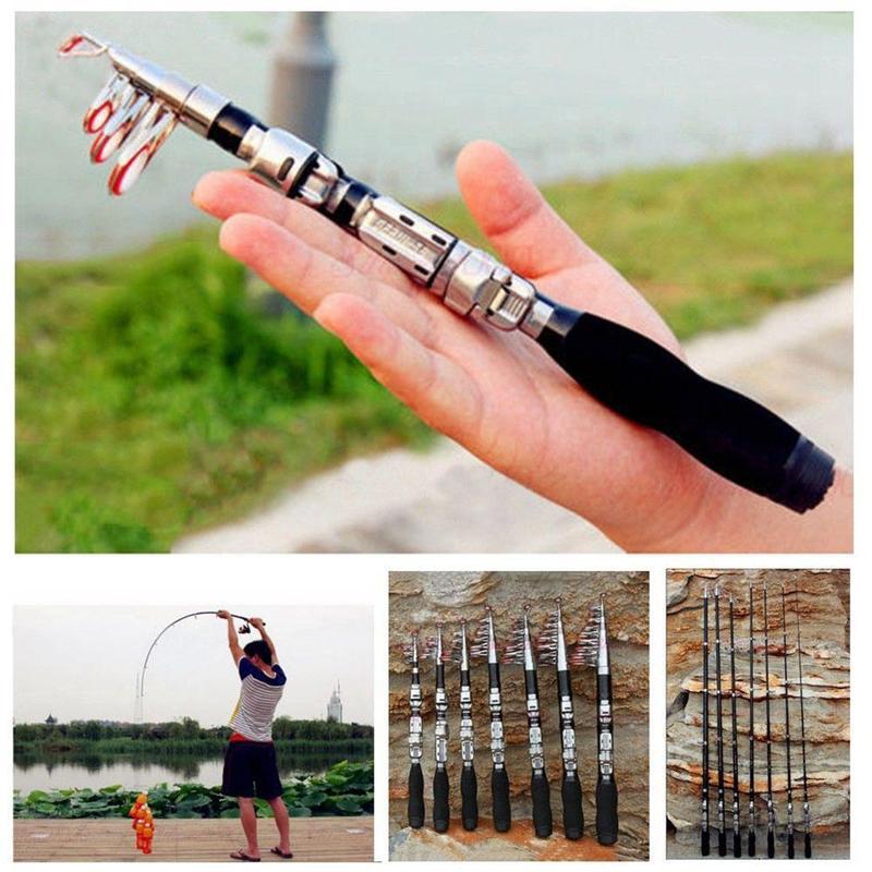 Fishing Rod Travel - Vara de Pesca Telescópica Ajustável de