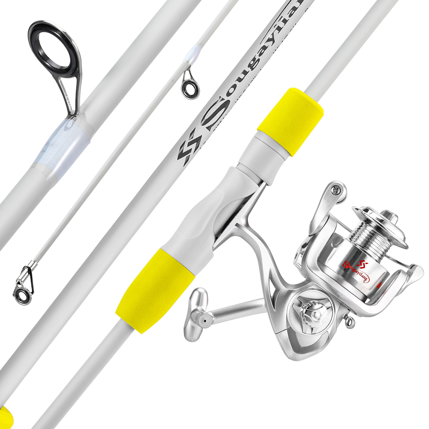 Fishing Rod Carbon Fiber - Sougayilang vara de pesca giratória de