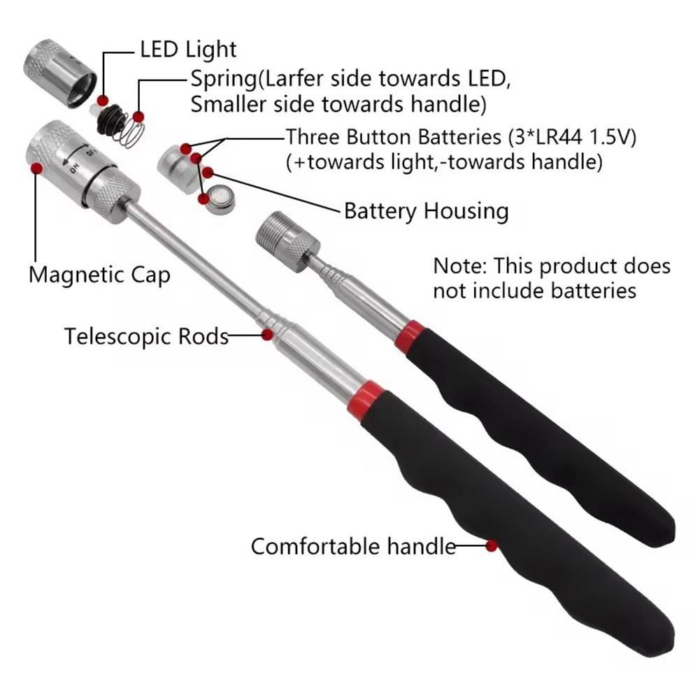 Caneta Magnética Telescópica c - Fishing Rod Telescopic avaliação e preço