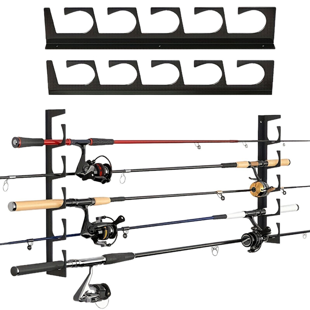 Suporte de Metal para Varas de - Fishing Rod Rack avaliação e preço