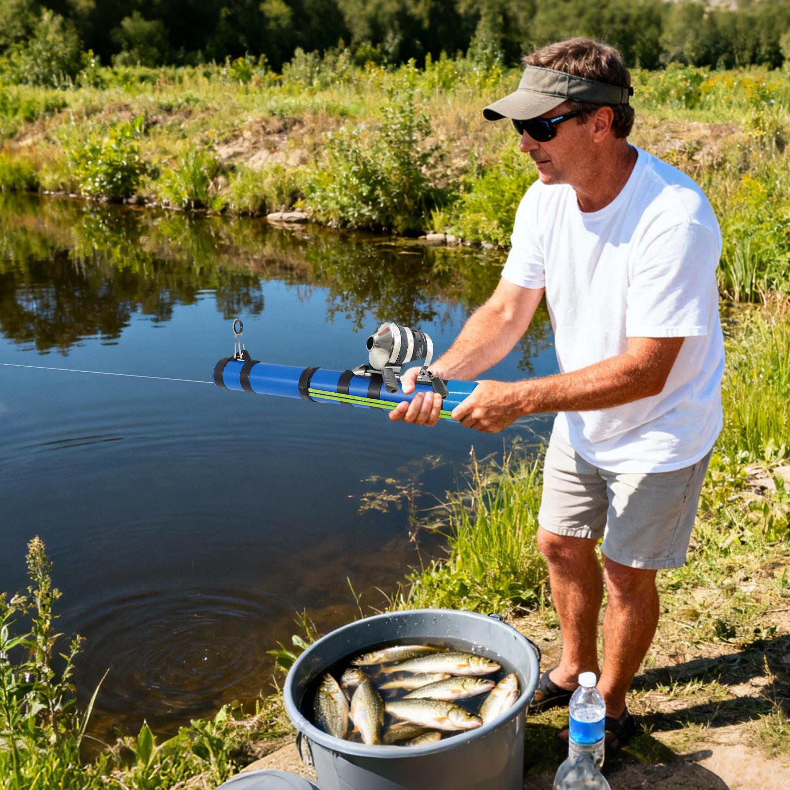 Vara de pesca estilingue desig - Fishing Rod Combo avaliação e preço