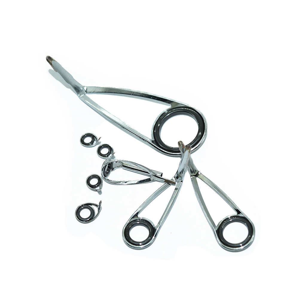 8 pçs/kit klh suporte anel gui - Fishing Rod Building Kit avaliação e preço