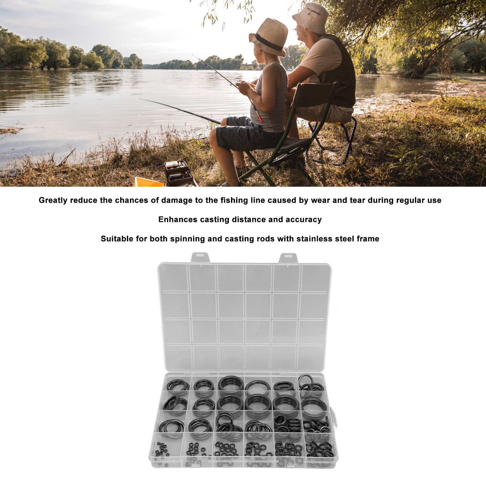 Kit de reparo de guia de vara  - Fishing Rod Building Kit avaliação e preço