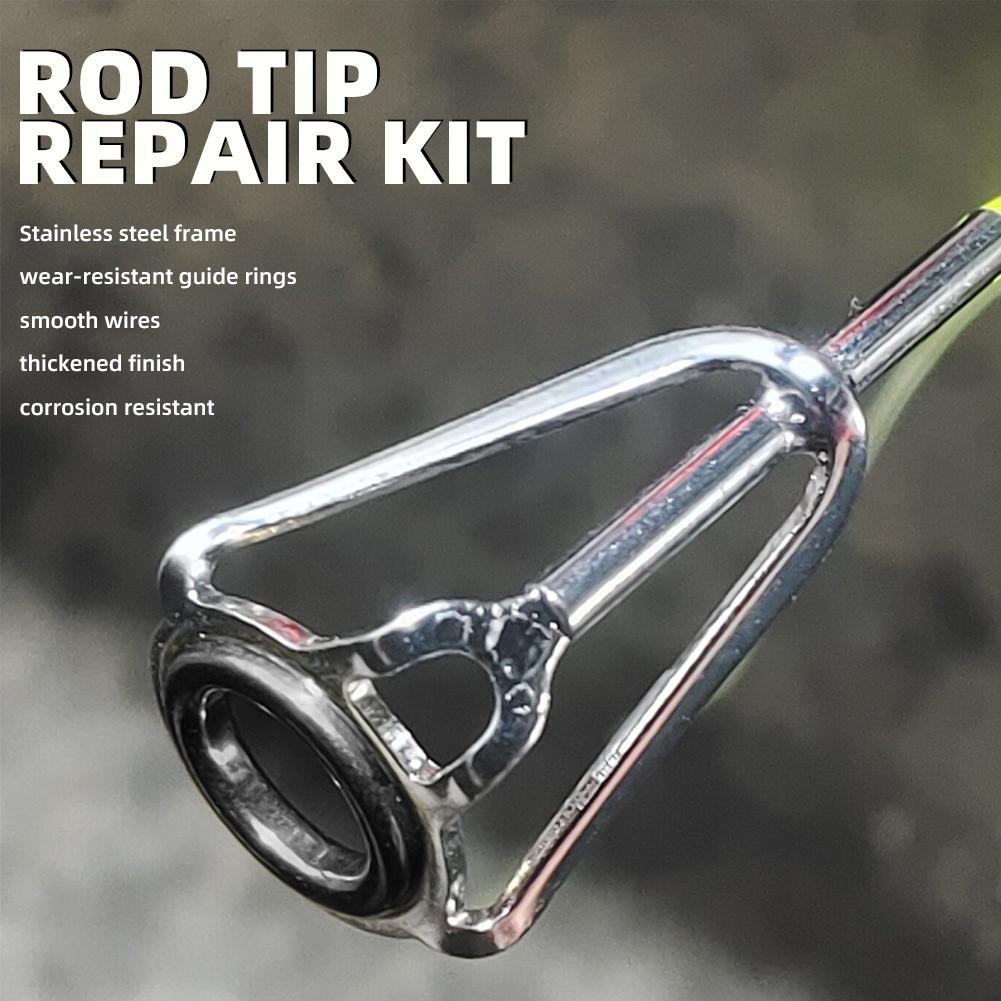 Kit de Reparo de Ponteiras de  - Fishing Rod Tip Replacement avaliação e preço