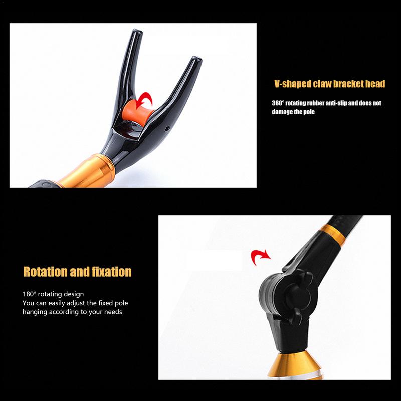 Ajustável Pesca Pólo Titulares - Fishing Rod Carbon Fiber avaliação e preço