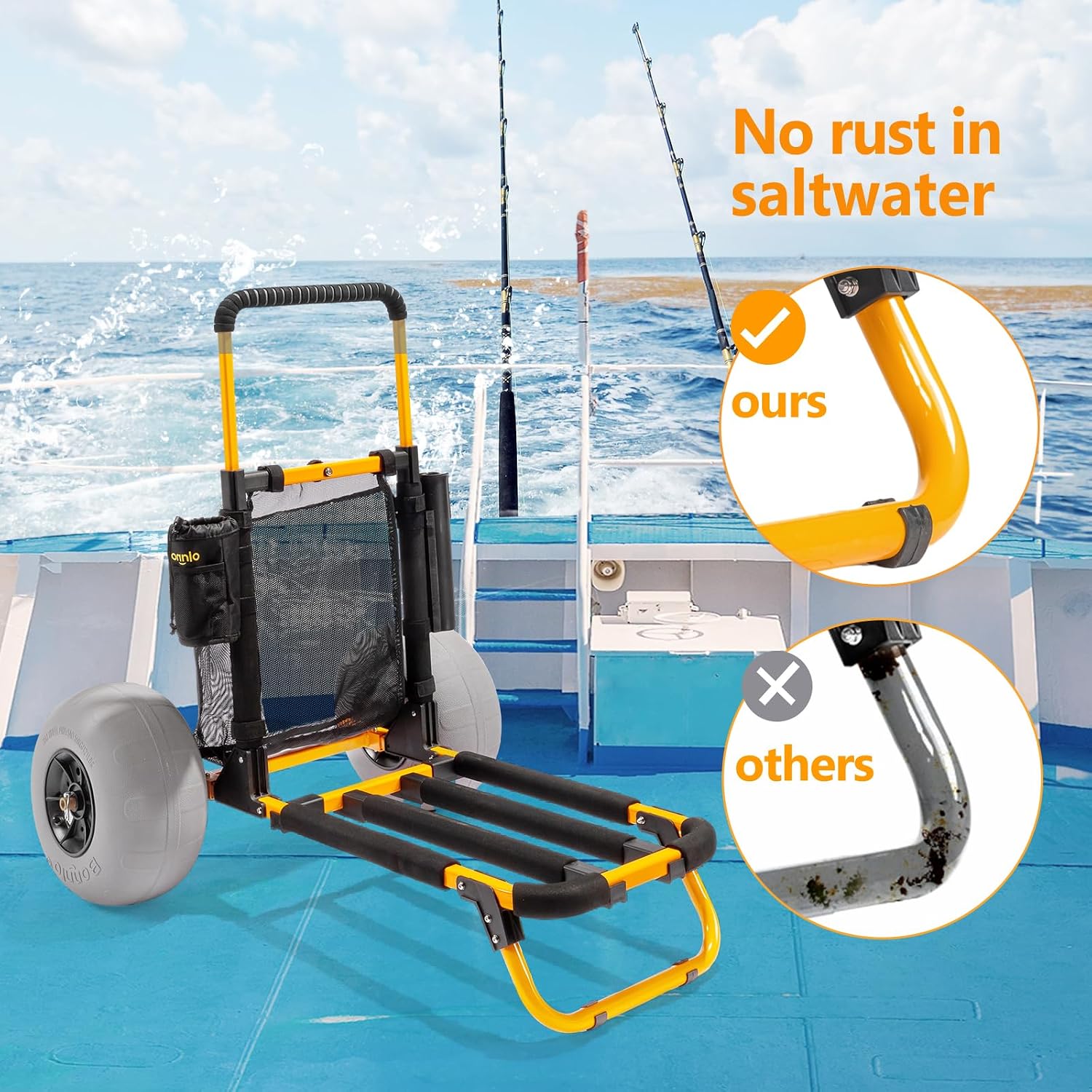 Carrinho de Pesca Bonnlo para  - Fishing Rod Holder avaliação e preço