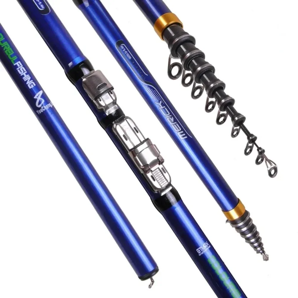 Fibra de carbono 3.6m 4.5m 5.4 - Fishing Rod Surf avaliação e preço