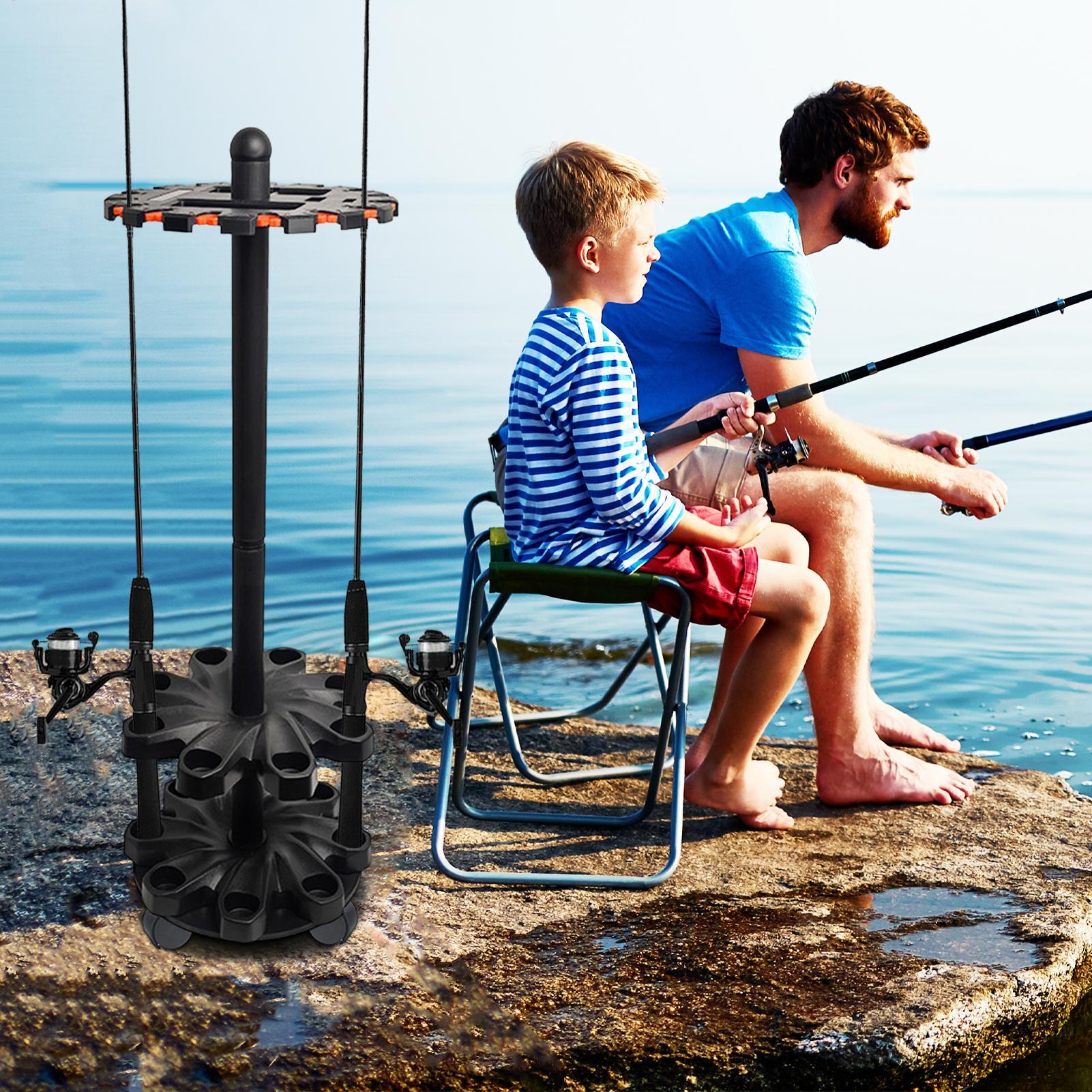 Suporte Vertical para Varas de - Fishing Rod Boat avaliação e preço