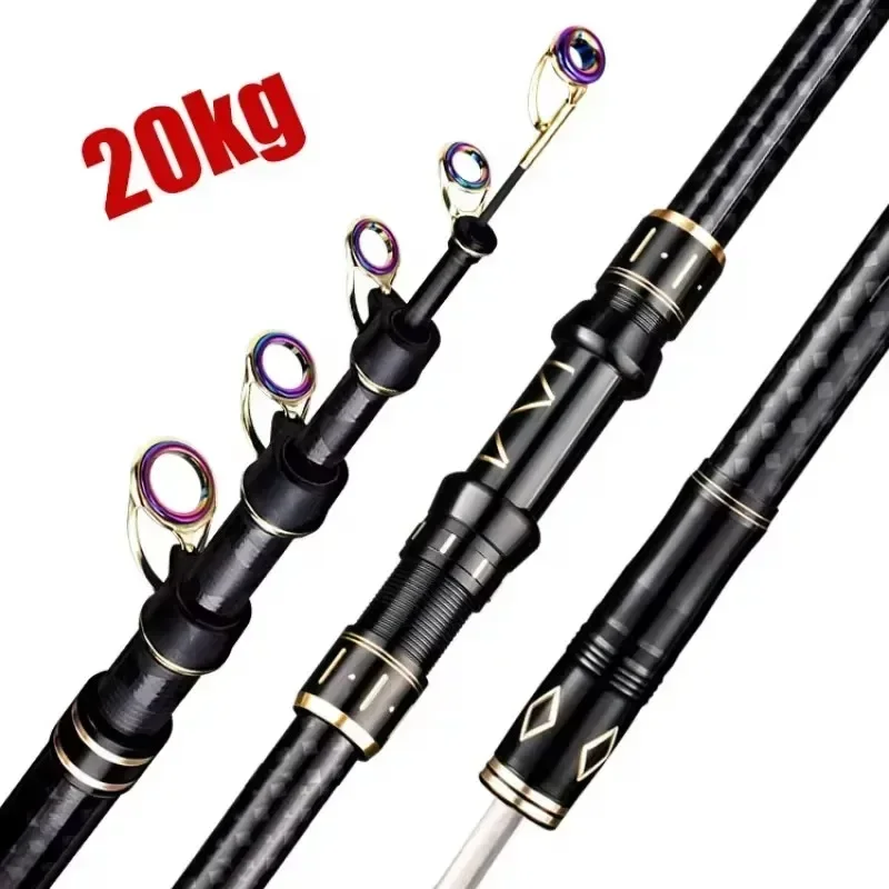 Vara de pesca telescópica de a - Fishing Rod Surf avaliação e preço