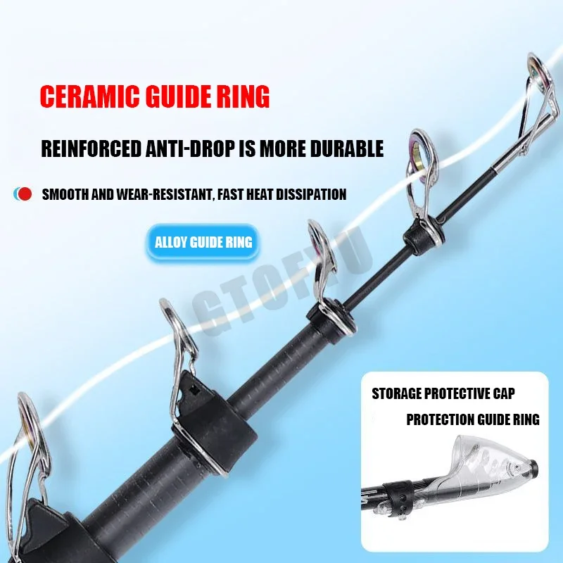Vara de pesca telescópica de 2 - Fishing Rod Surf avaliação e preço