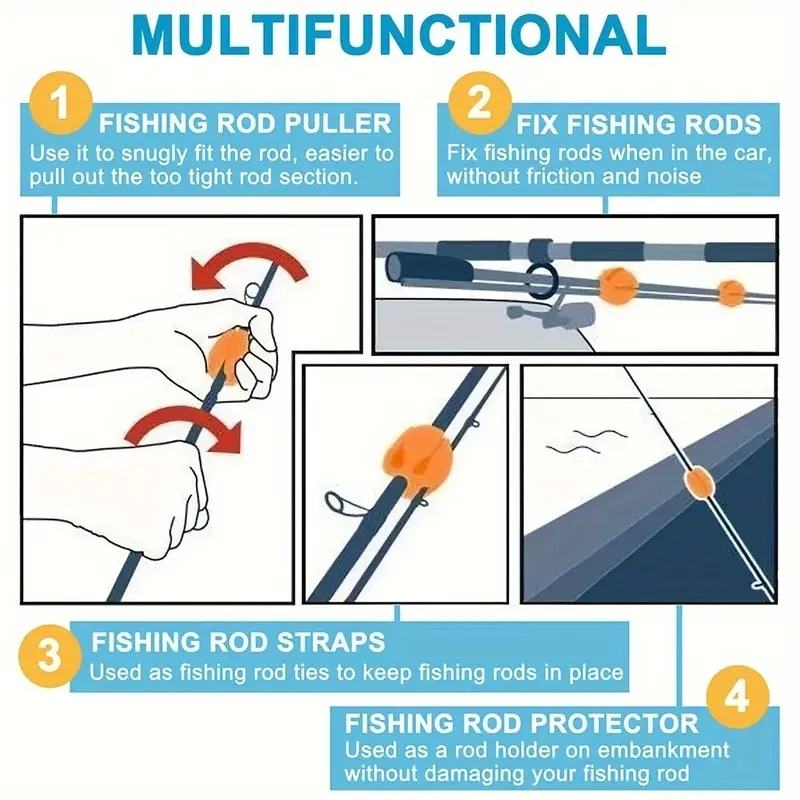 2 pçs haste bola clipe de rete - Fishing Rod Case avaliação e preço