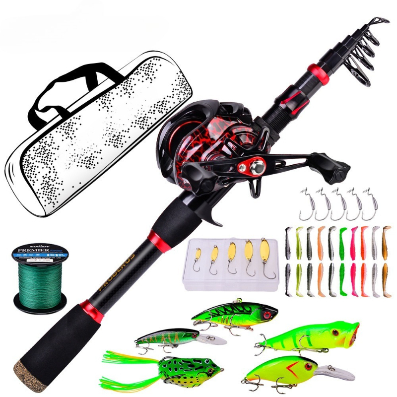 Conjunto de Vara de Pesca de F - Fishing Rod Carbon Fiber avaliação e preço