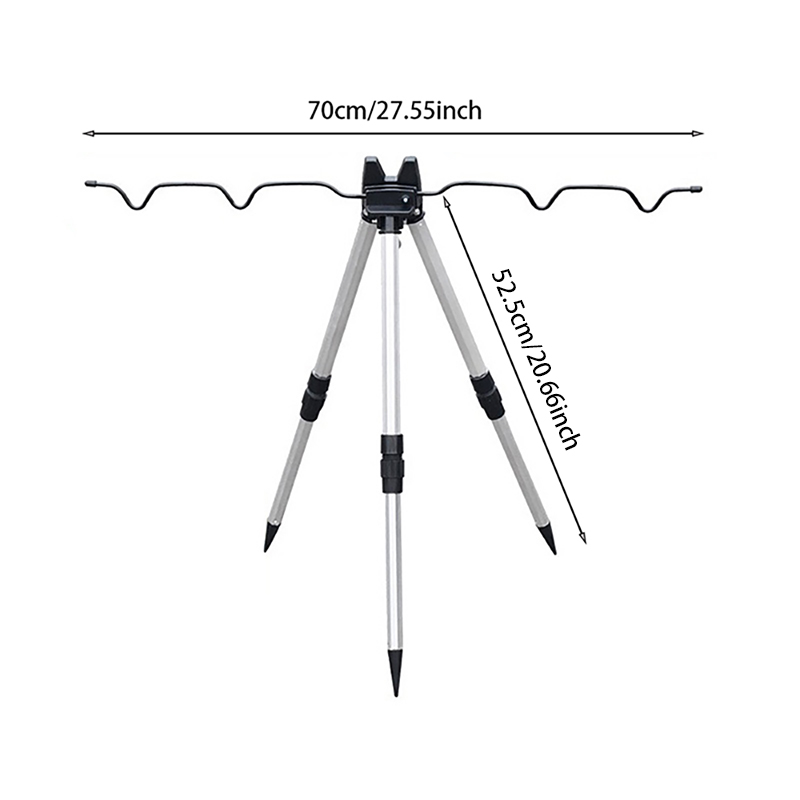 1 pçs suporte telescópico da l - Fishing Rod Telescopic avaliação e preço