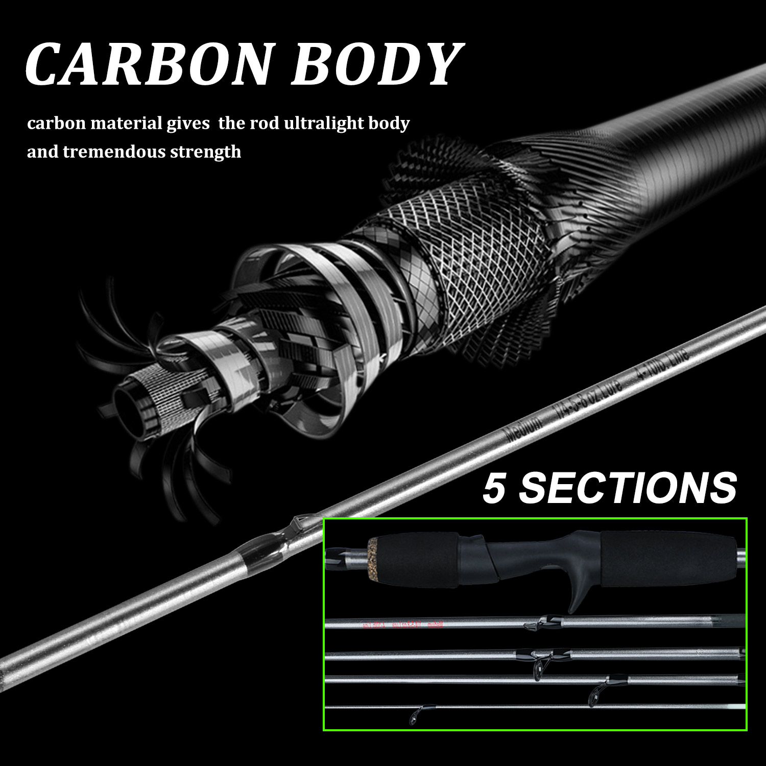 Sougayilang vara de pesca comb - Fishing Rod Carbon Fiber avaliação e preço