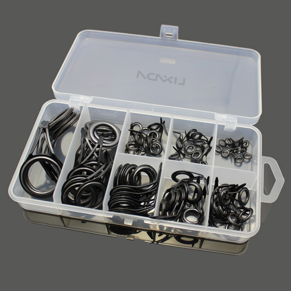 75 pçs vários tamanhos guia de - Fishing Rod Spinning avaliação e preço