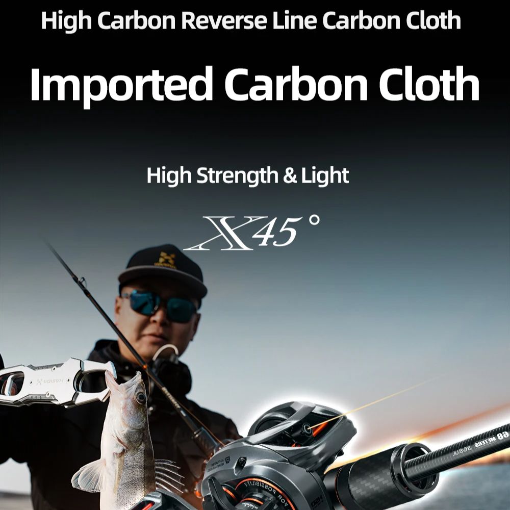 Conjunto de Vara de Pesca HASI - Fishing Rod Carbon Fiber avaliação e preço