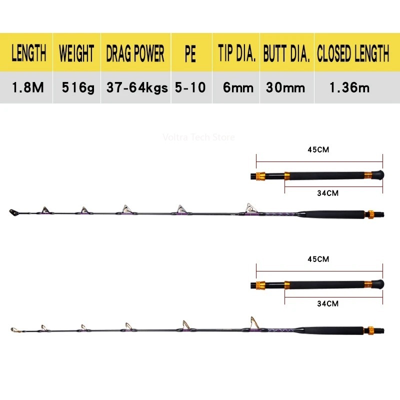 Vara de Pesca Lurekiller Stron - Fishing Rod Boat avaliação e preço