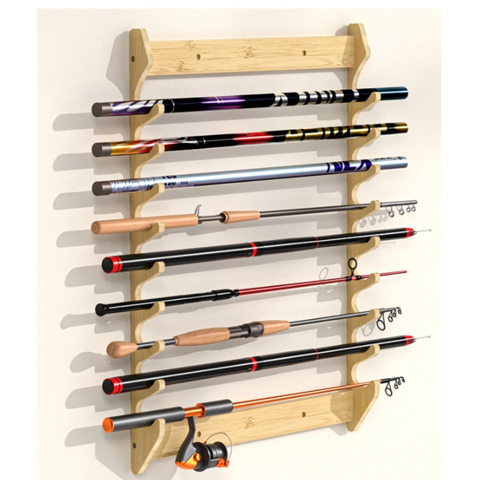 Suporte de Parede para Varas d - Fishing Rod Rack avaliação e preço