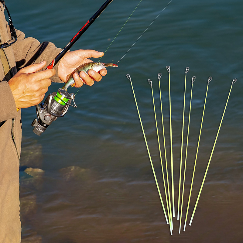 5 pçs 42cm barco/jangada ponta - Fishing Rod Tip Replacement avaliação e preço
