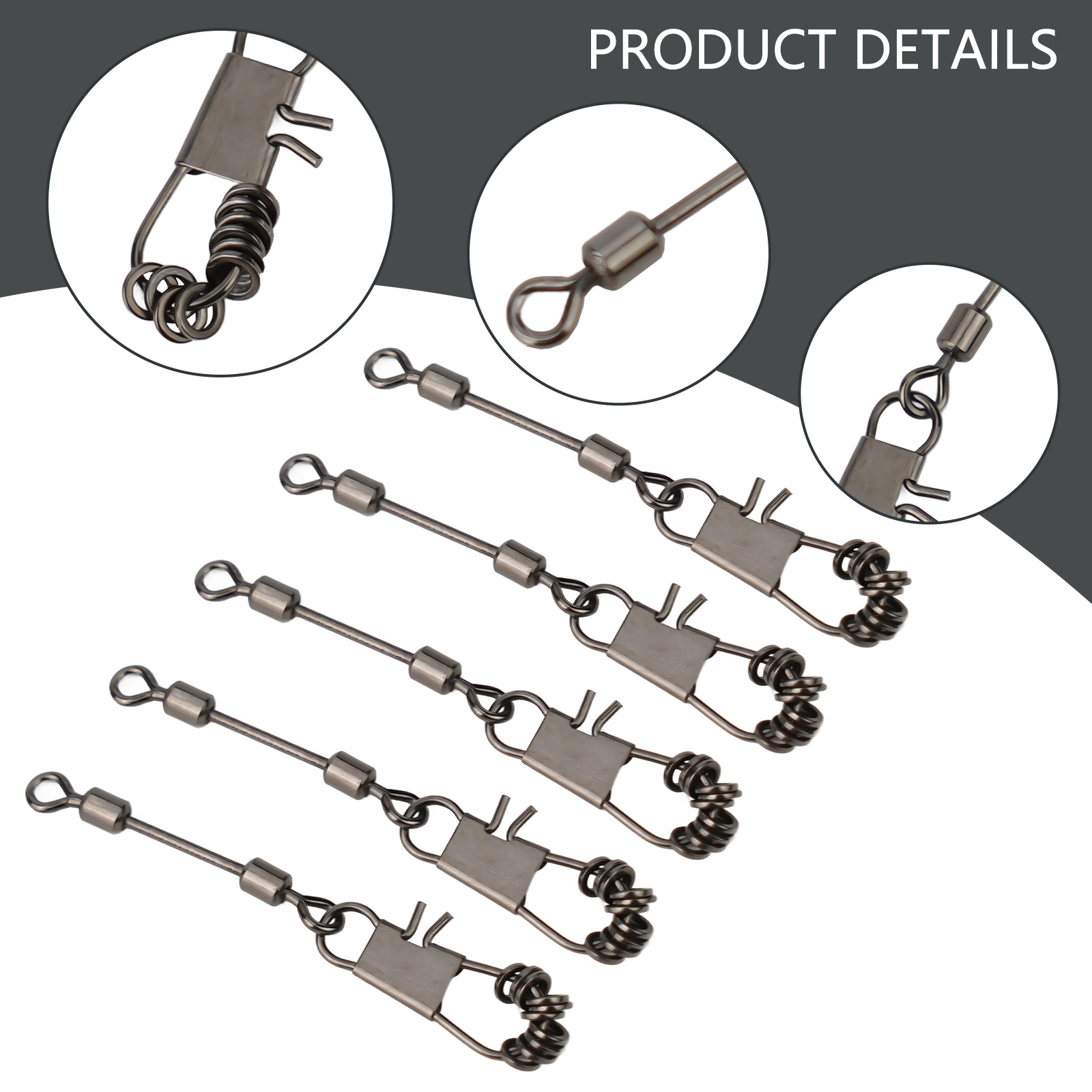 10/20/50 pçs pequenos anéis de - Fishing Rod Fly avaliação e preço