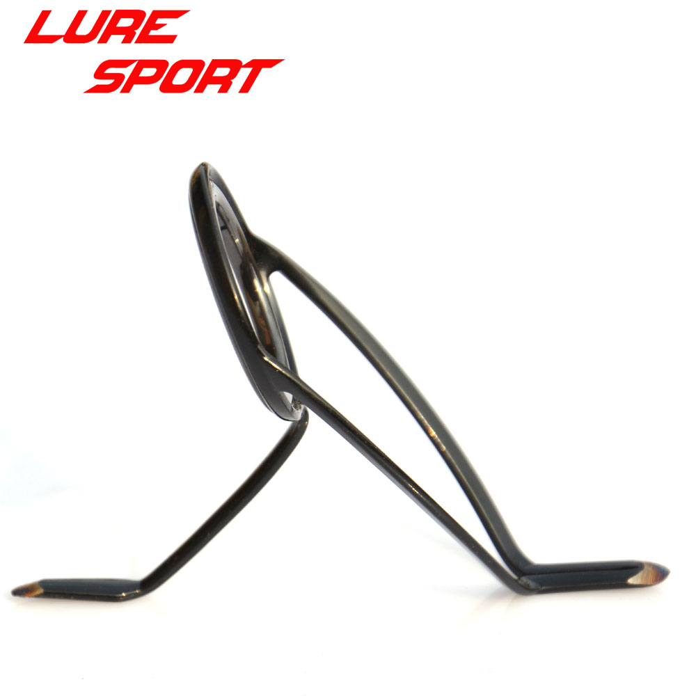 Luresport 10 pçs kw guia preto - Fishing Rod Surf avaliação e preço