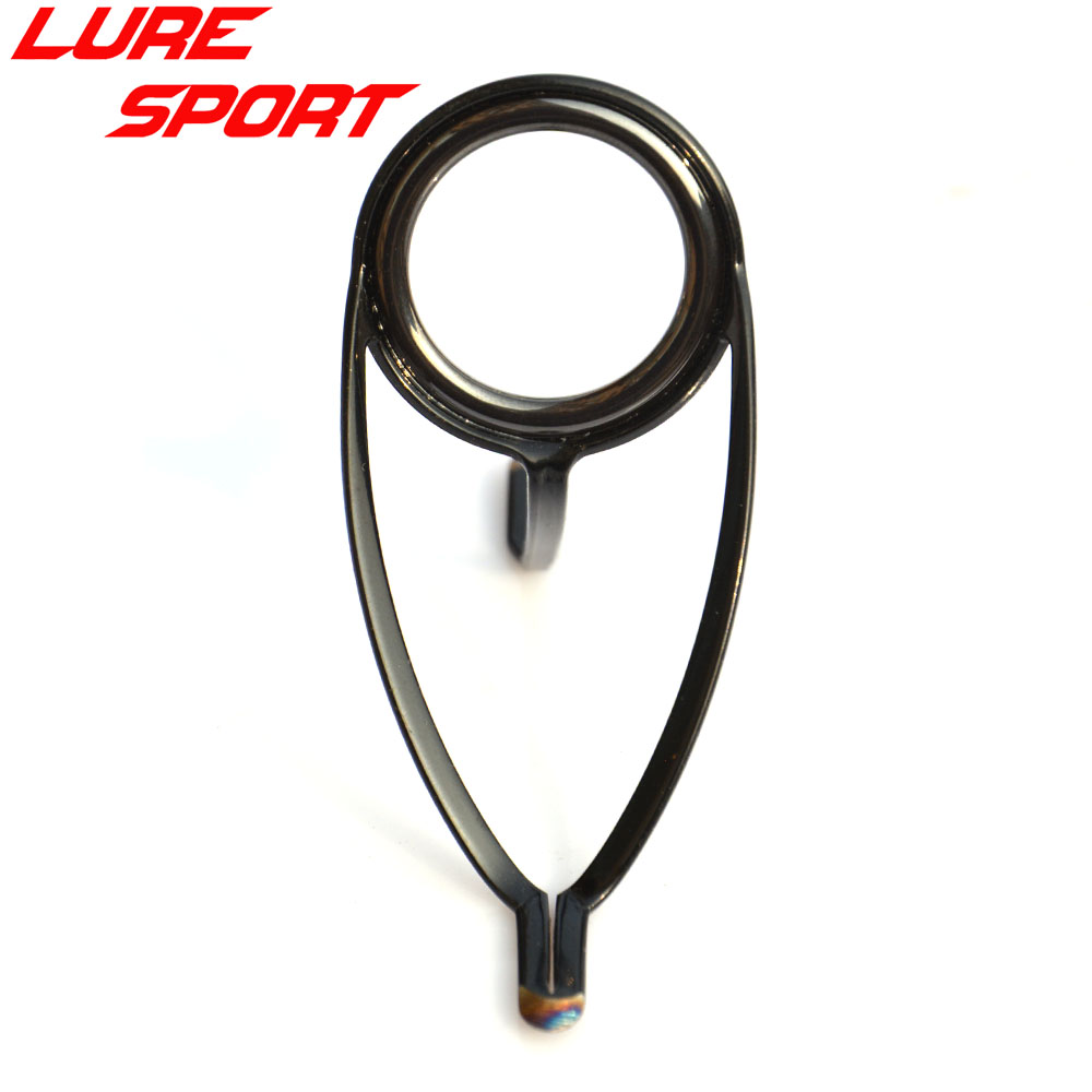 Luresport 10 pçs kw guia preto - Fishing Rod Surf avaliação e preço