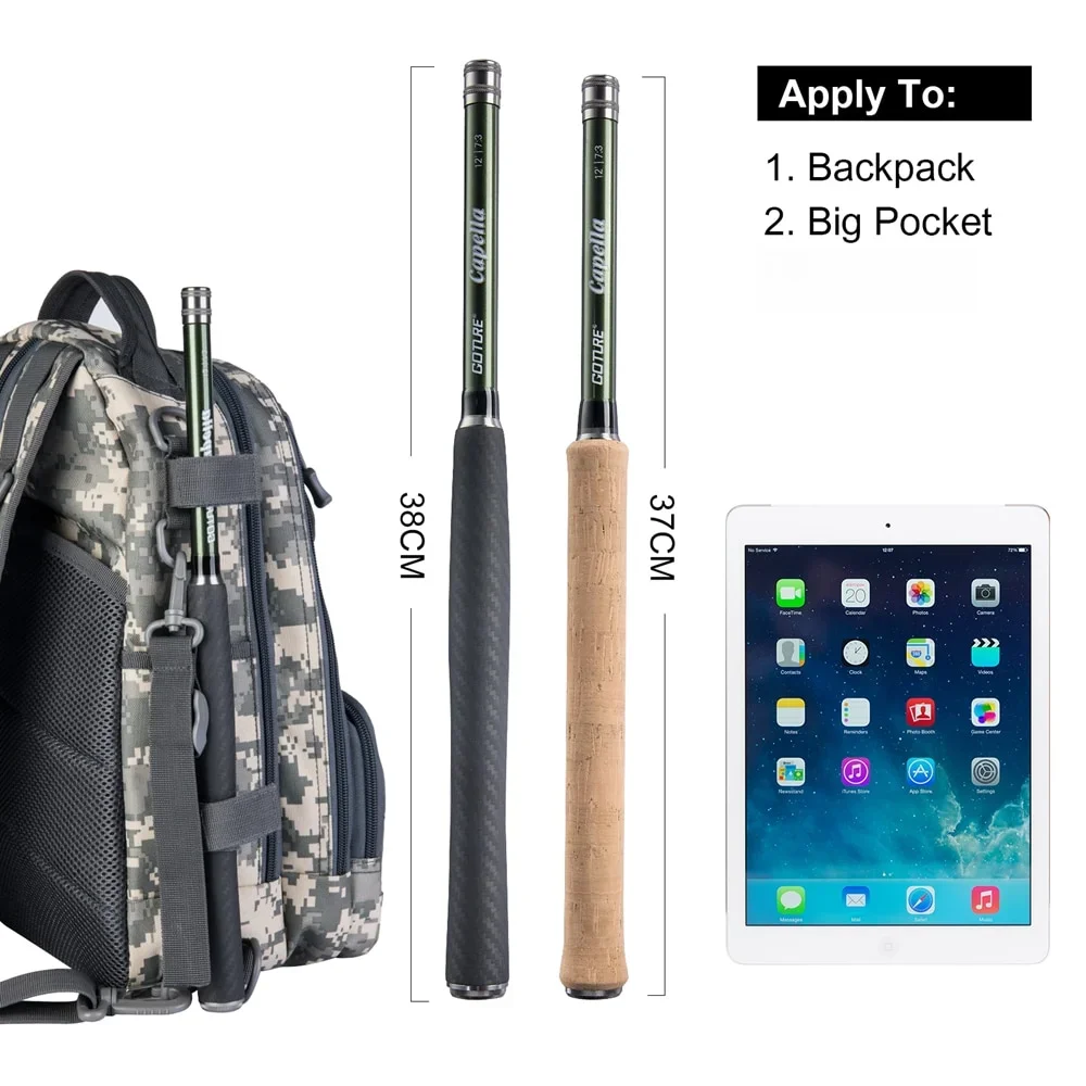 Conjunto de Vara de Pesca Tenk - Fishing Rod Carbon Fiber avaliação e preço